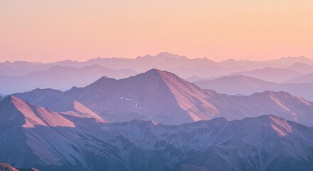 Mountain Range Layered Wall Art