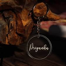 Customized Name Keychain with Charm