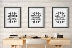 Motivational Quote Wall Sign