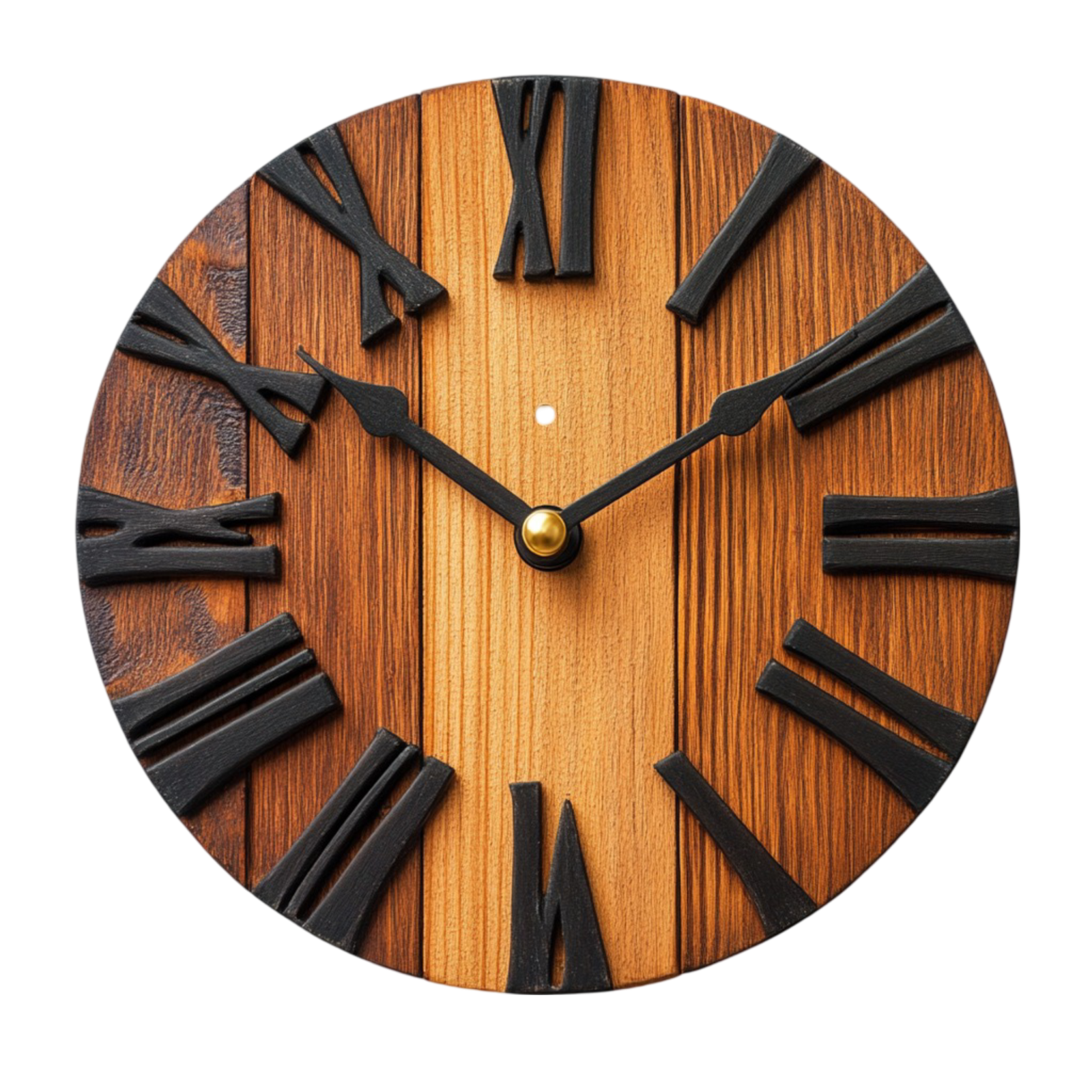 Rustic Farmhouse Wooden Clock