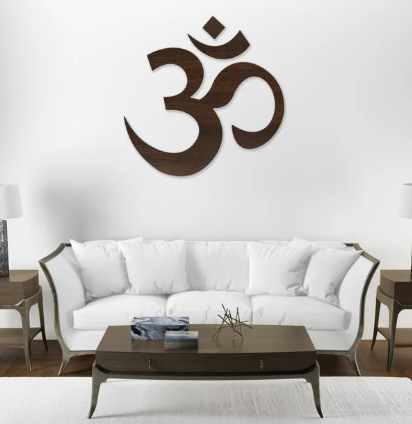 Large Om Wall Cutout