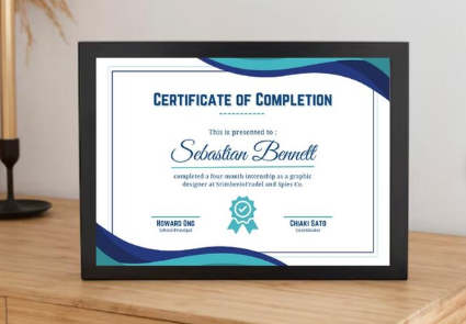 Milestone Achievement Frame