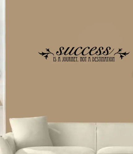 "Success is a Journey" Wall Panel