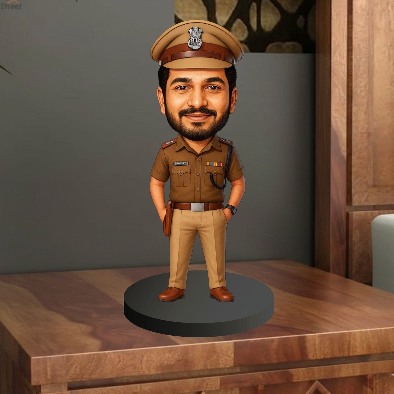 Personalized Cop Cartoon Avataar